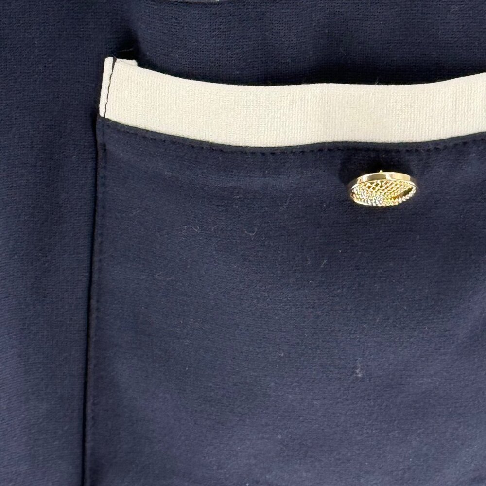 Eliza J Womens Navy Dress With Pockets Size 6 - Picture 6 of 12
